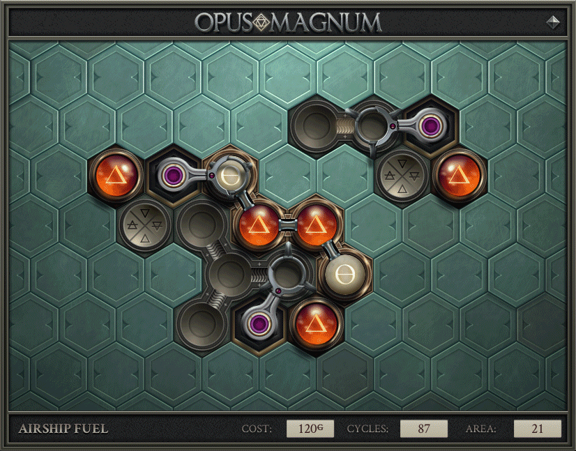 opus magnum level: airship fuel