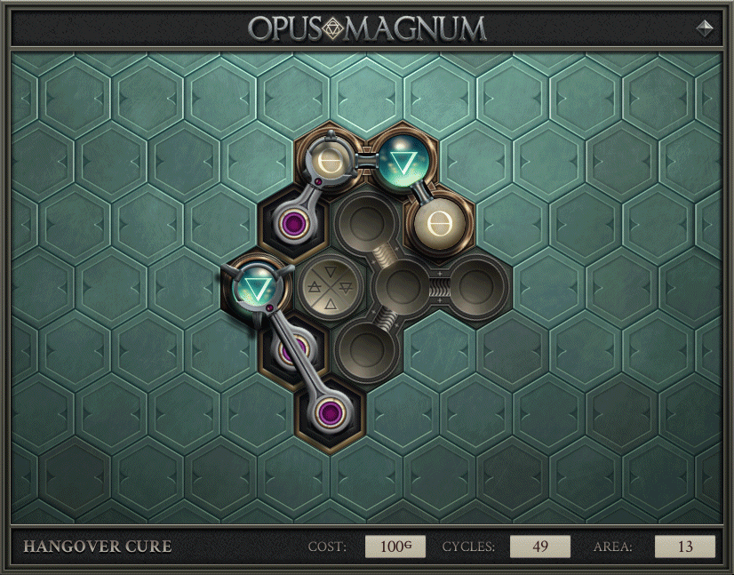 opus magnum level: hangover cure